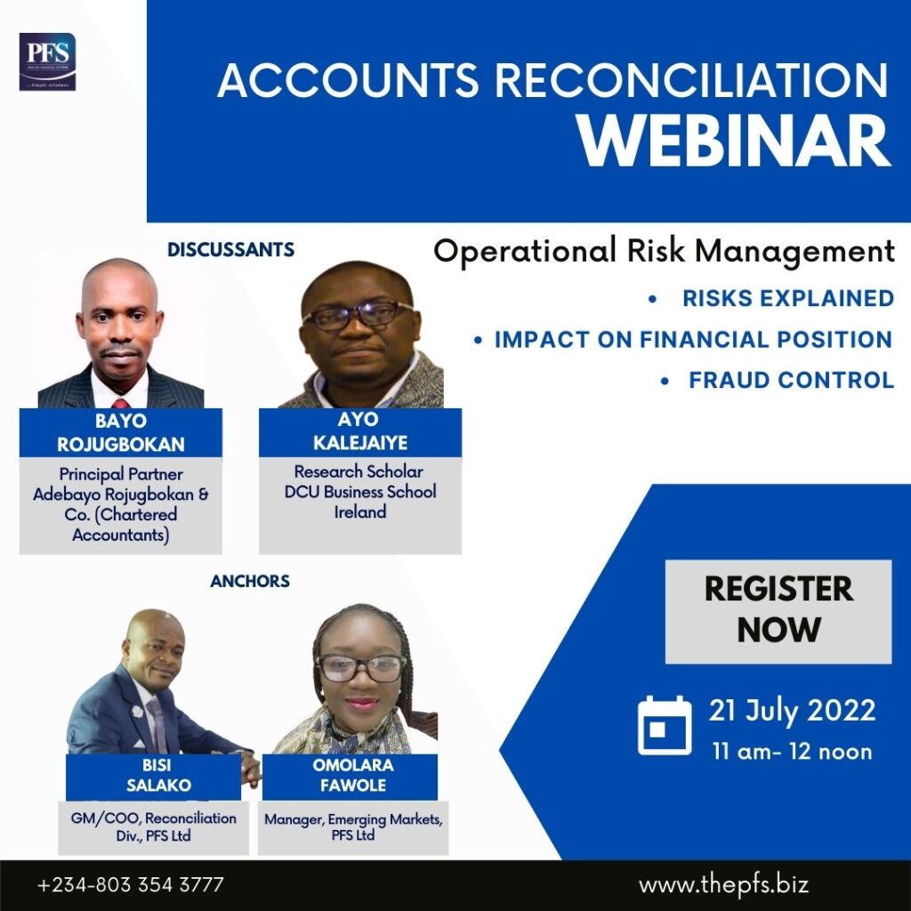 Accounts Reconciliation: Operation Risk Management